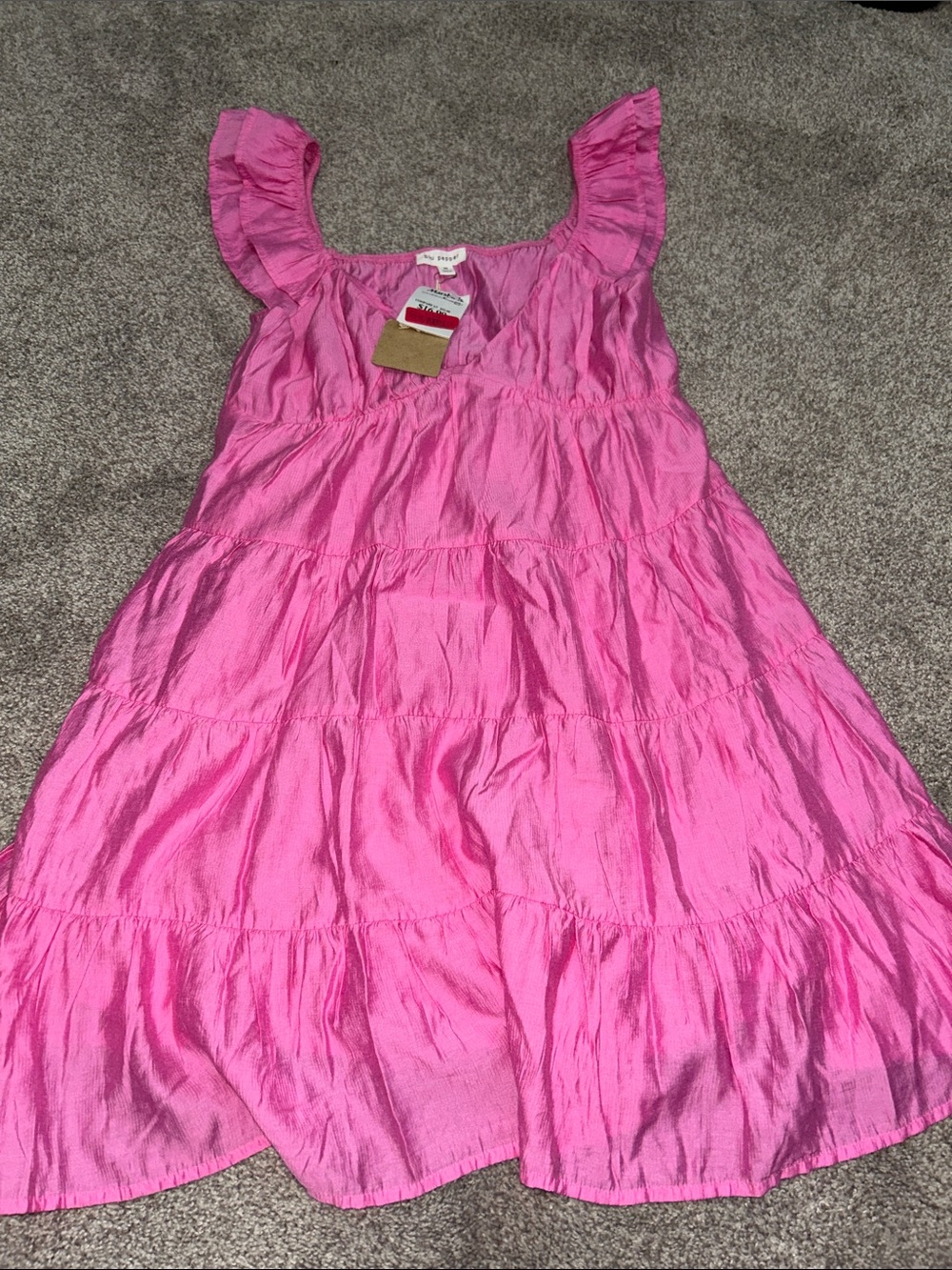 Bright Bubblegum Pink Sleeveless Dress